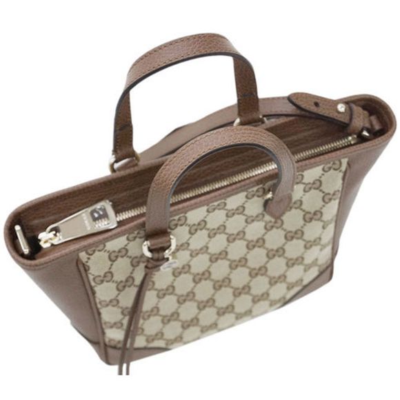 Gucci Bag 2way Handbag Shoulder GG Canvas Beige - Picture 6 of 7